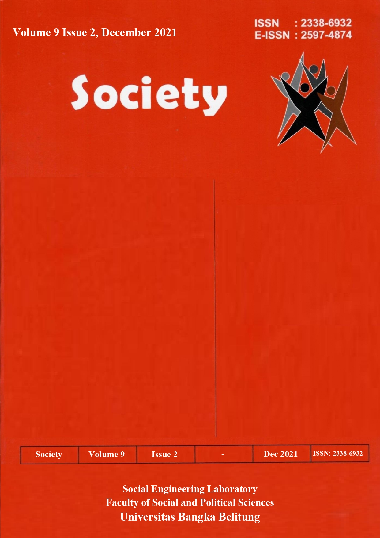 Society Volume 9 Issue 2#2021